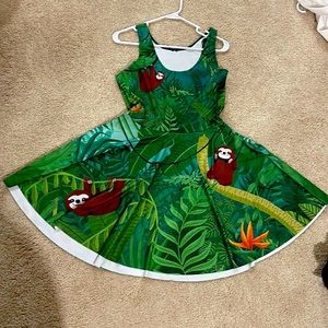 Blackmilk Slothing Around skater dress